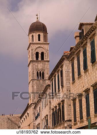 Stock Image - Buildings in Dubrovnik. Fotosearch