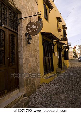 Buildings in Rhodes Greece View Large Photo Image Stock Image - Buildings in Rhodes Greece. Fotosearch