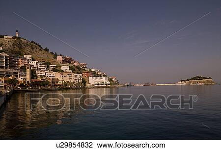 Coastline of Kusadasi Turkey View Large Photo Image Stock Image - Coastline of Kusadasi Turkey. Fotosearch
