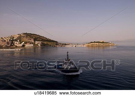 Coastline of Kusadasi Turkey View Large Photo Image Stock Photography - Coastline of Kusadasi Turkey. Fotosearch