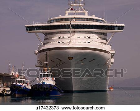 Cruise ship docked in Kusadasi Turkey View Large Photo Image Stock Image - Cruise ship docked in Kusadasi Turkey. Fotosearch