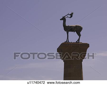 Deer statue at Mandraki Harbour in Rhodes Greece View Large Photo Image Stock Image - Deer statue at Mandraki Harbour in Rhodes Greece. Fotosearch