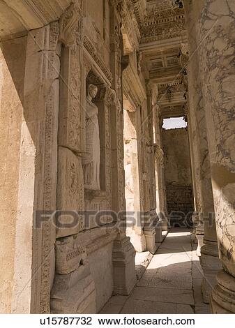 Stock Image - Ephesus in Kusadasi Turkey. Fotosearch