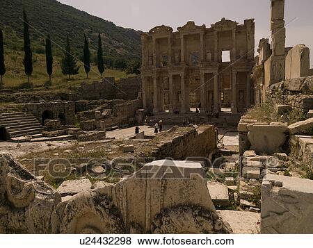 Stock Photo - Ephesus in Kusadasi Turkey. Fotosearch