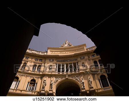 Stock Image - Exterior of a building in Naples. Fotosearch