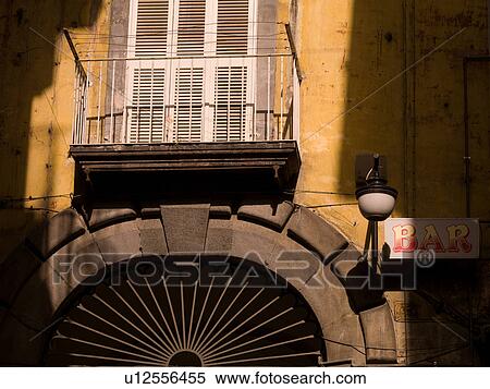 Exterior of a building in Naples View Large Photo Image Stock Photography - Exterior of a building in Naples. Fotosearch