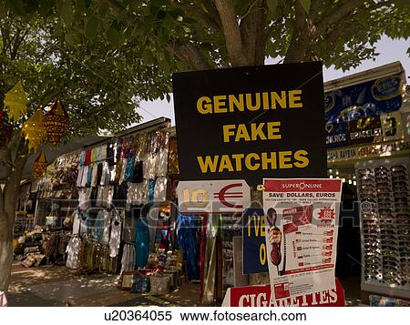 Fake watch sign in Kusadasi Turkey View Large Photo Image Stock Photography - Fake watch sign in Kusadasi Turkey. Fotosearch