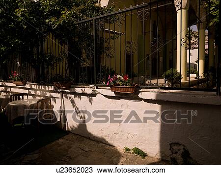 Fence on exterior of building in Kusadasi Turkey View Large Photo Image Stock Image - Fence on exterior of building in Kusadasi Turkey. Fotosearch