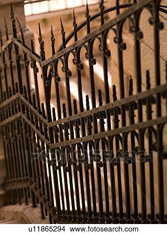 Iron railing in Dubrovnik View Large Photo Image Picture - Iron railing in Dubrovnik. Fotosearch