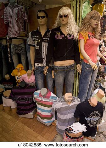 Mannequines in Turkish Market in Kusadasi View Large Photo Image Stock Photography - Mannequines in Turkish Market in Kusadasi. Fotosearch