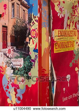 Mural in Athens Greece View Large Photo Image Stock Image - Mural in Athens Greece. Fotosearch
