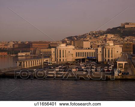 Stock Image - Naples shoreline. Fotosearch