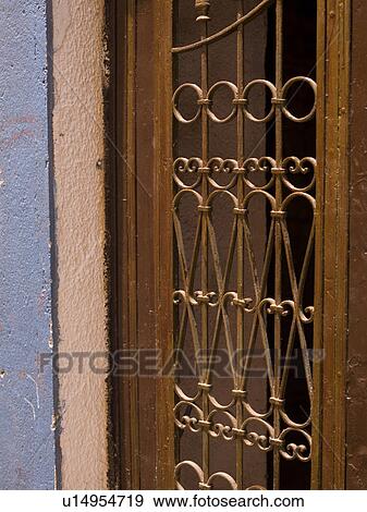 Stock Photo - Pattern on door in Kusadasi Turkey. Fotosearch