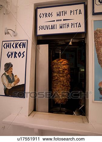 Restaurant in Mykonos Greece View Large Photo Image Stock Image - Restaurant in Mykonos Greece. Fotosearch
