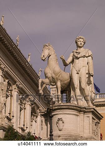 Statue in Capitoline Hill, Rome, Italy View Large Photo Image Stock Image - Statue in Capitoline Hill, Rome, Italy. Fotosearch