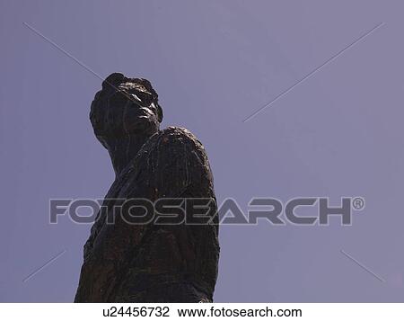 Stock Image - Statue in Rhodes Greece. Fotosearch
