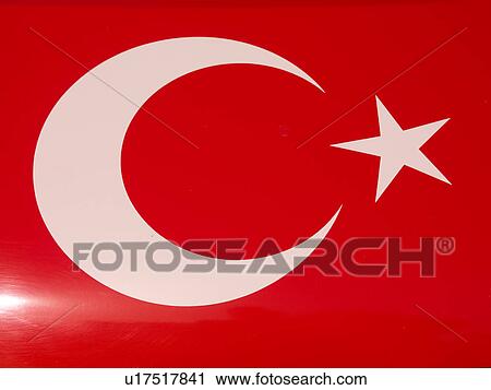 Stock Image - Turkish Flag. Fotosearch