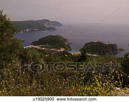 View of shoreline in Corfu View Large Photo Image Stock Image - View of shoreline in Corfu. Fotosearch