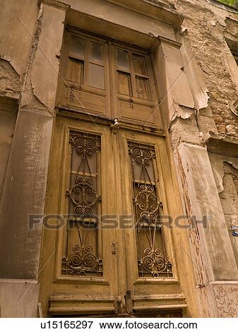 Weathered building exterior in Athens Greece View Large Photo Image Stock Photo - Weathered building exterior in Athens Greece. Fotosearch