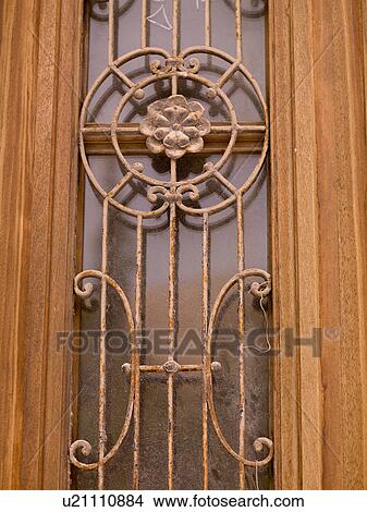 Picture - Wrought Iron design in Athens Greece. Fotosearch