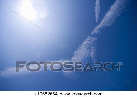 A Blue Sky and Clouds View Large Photo Image Picture - A Blue Sky and Clouds. Fotosearch