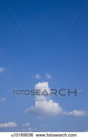 A Blue Sky and Clouds View Large Photo Image Stock Photograph - A Blue Sky and Clouds. Fotosearch