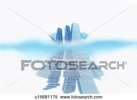 Stock Photography - Abstract image of a city. Fotosearch