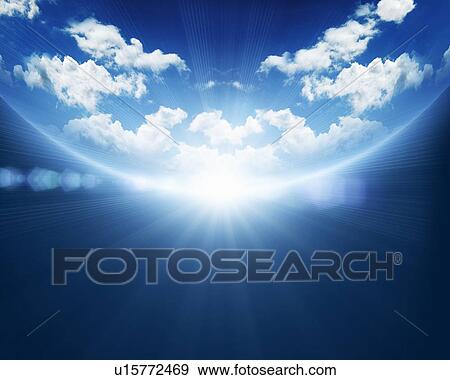 Stock Photo - Abstract image of a curved horizon. Fotosearch