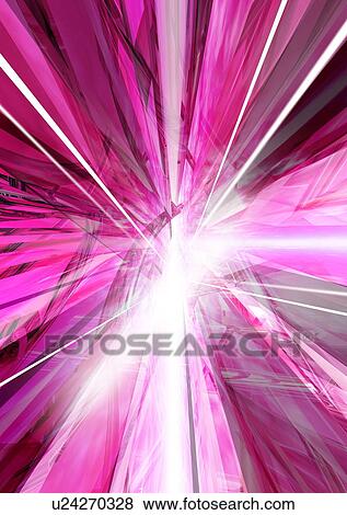 Stock Photo - Abstract image of fractured light. Fotosearch