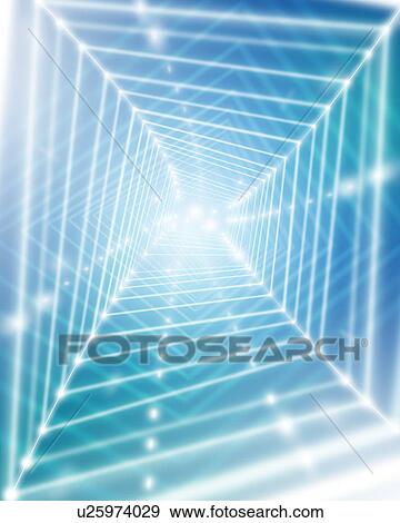 Abstract image of light points in a diminishing square tunnel View Large Photo Image Stock Photo - Abstract image of light points in a diminishing square tunnel. Fotosearch