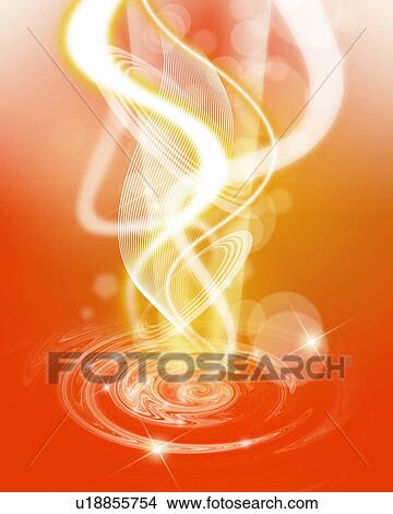 Picture - Abstract image of ripples in a liquid surface. Fotosearch