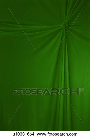 Picture - An elegantly-draped cloth hanging. Fotosearch