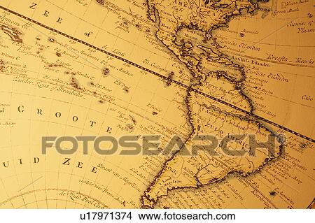 Picture - Antique world map. Fotosearch