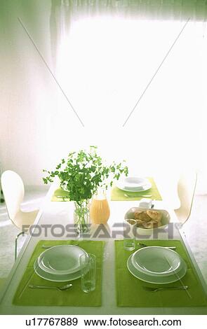Stock Photo - Arranged table. Fotosearch