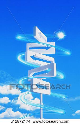 Picture - Arrow sign. Fotosearch