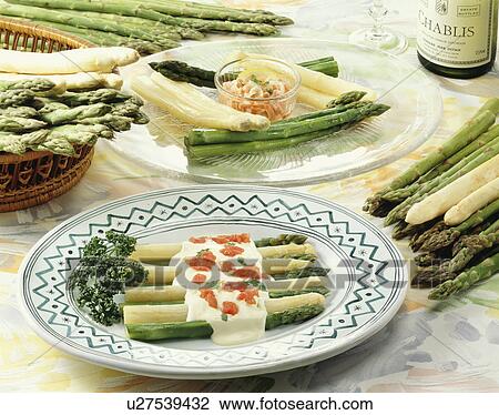 Asparagus salad View Large Photo Image Stock Image - Asparagus salad. Fotosearch