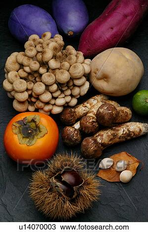 Stock Image - Autumn foods. Fotosearch
