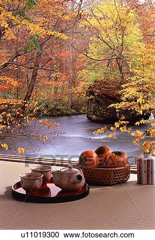 Stock Image - Autumnal leaves. Fotosearch