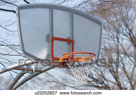 Basketball Ring Goal View Large Photo Image Stock Photo - Basketball Ring Goal. Fotosearch