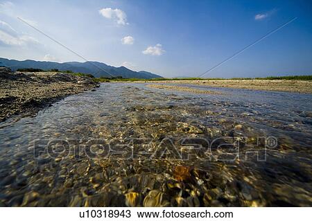 Stock Image - Biwa Lake. Otsu, Shiga Prefecture, Japan. Fotosearch