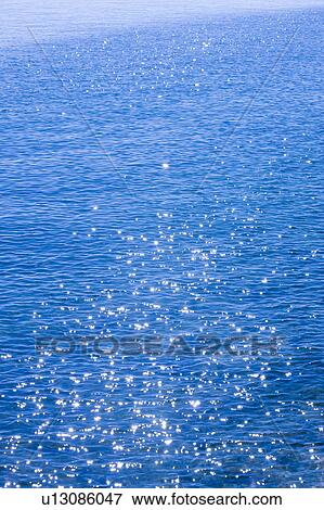 Stock Photo - Biwa Lake water surface. Otsu, Shiga Prefecture, Japan. Fotosearch
