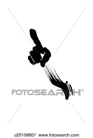 Black Ink Illustration, Man Pointing His Finger View Large Photo Image Stock Photo - Black Ink Illustration, Man Pointing His Finger. Fotosearch