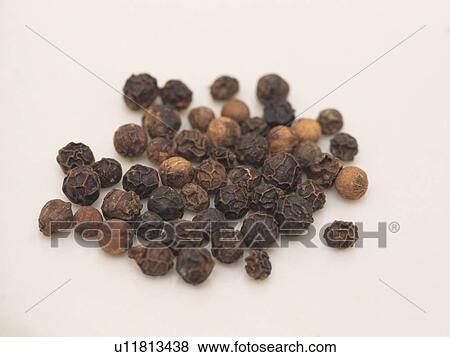 Stock Photo - Black peppercorns. Fotosearch