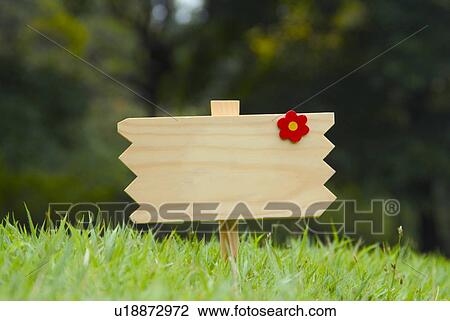 Stock Image - Blank sign. Fotosearch