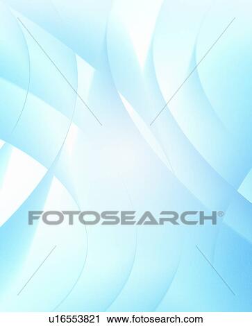 Stock Image - Blue Curved Line, Illustration. Fotosearch