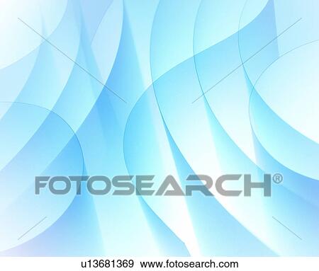 Stock Photo - Blue Curved Line, Illustration. Fotosearch