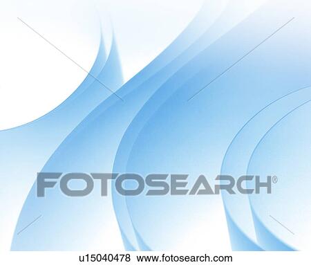 Blue Curved Line, Illustration View Large Photo Image Stock Photo - Blue Curved Line, Illustration. Fotosearch