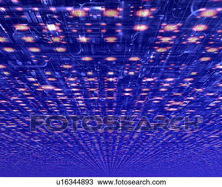 Blue grid illuminated with pink lights View Large Photo Image Stock Image - Blue grid illuminated with pink lights. Fotosearch
