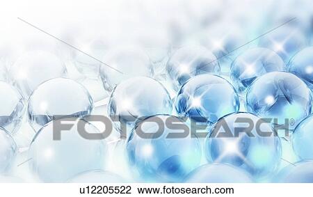 Blue shiny crystal spheres View Large Photo Image Stock Image - Blue shiny crystal spheres. Fotosearch