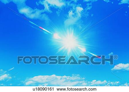 Blue sky and clouds View Large Photo Image Stock Image - Blue sky and clouds. Fotosearch